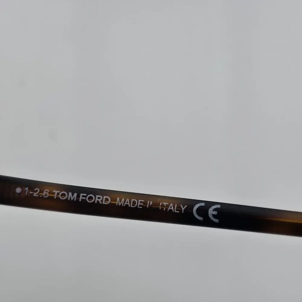 Tom Ford TF5316 056 54-14 Eyeglasses Frames Brown Havana Italy w/ Case Read Desc